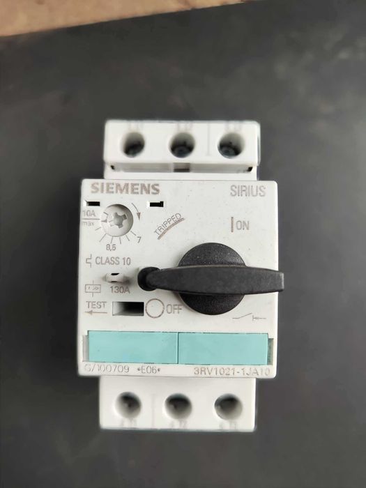 Wyłączniki silnikowe 3RV1021-1EA10 7-10A SIEMENS