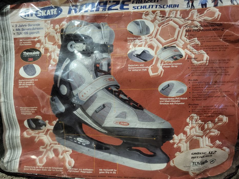 Ковзани Hy Skate Amaze р. 42 (з сумкою-чохлом, у відмінному стані)
