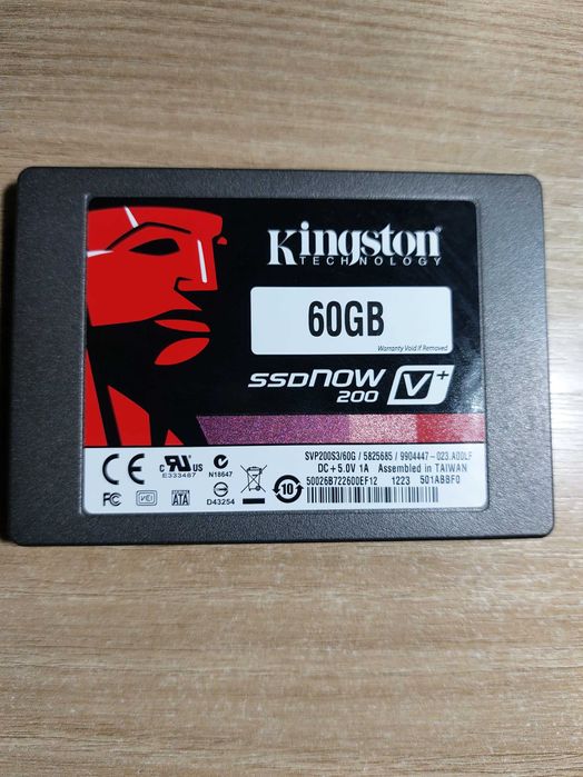 SSD - Kingston 60GB SSDNow V+200 (7mm) SATA3 2.5" - SVP200S3/60G: 350 ...
