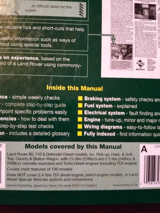 Haynes - Land Rover Defender (manual técnico)