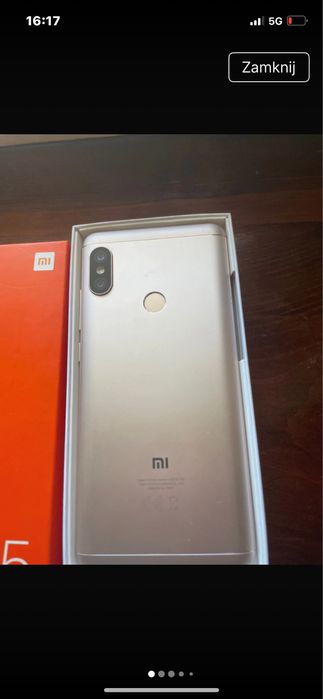 Xaomi redmi note 5 jak nowy