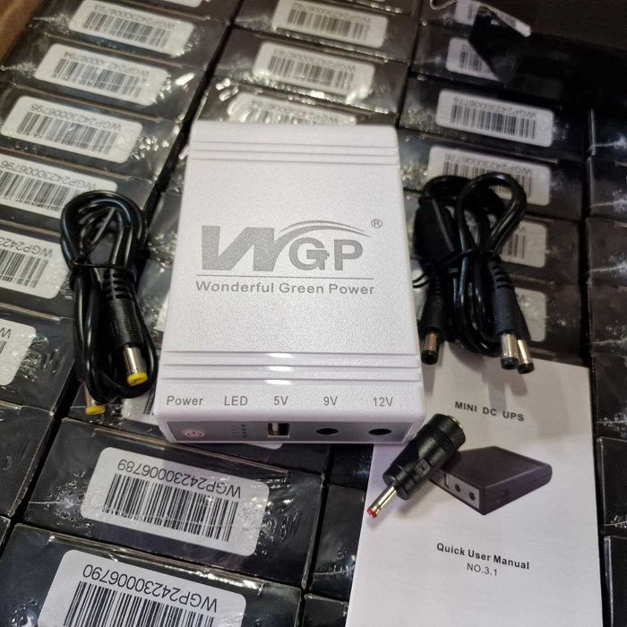 Безперебійне живлення для роутера 10400mAh 5V 9V 12V Джерело безперебійного живлення 10400mAh для роутера та камер