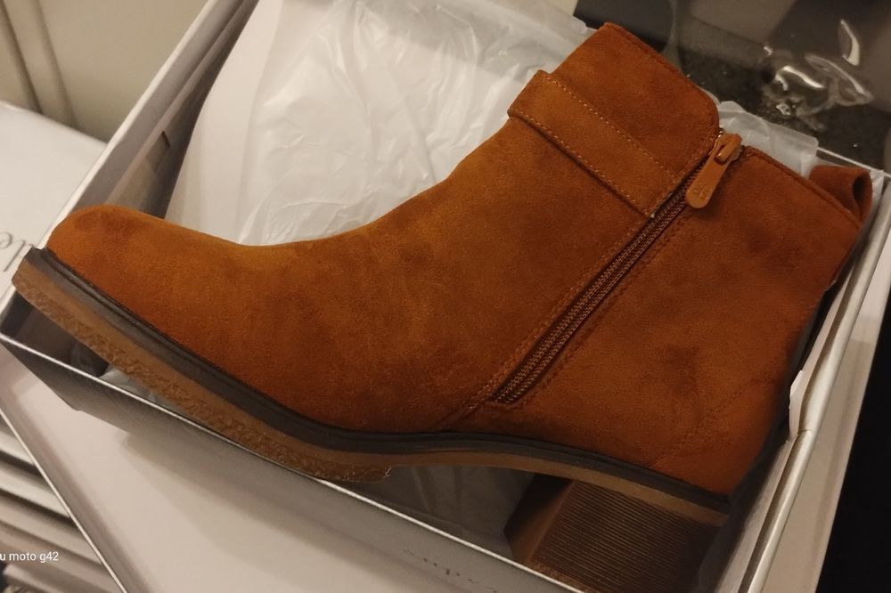 Piękne botki damskie ocieplane