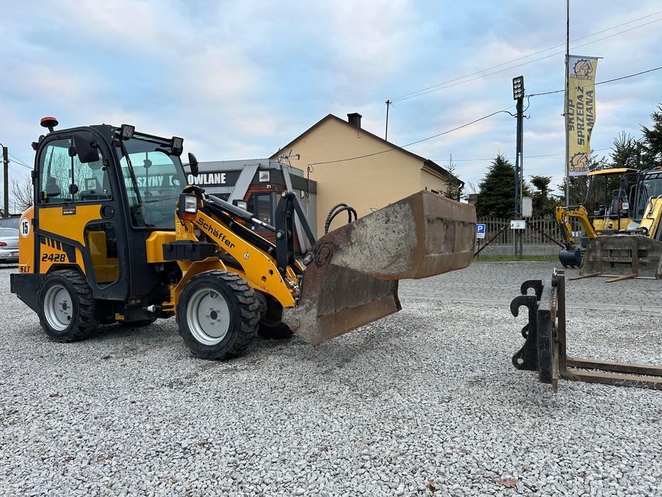 SCHAFFER 2428 SLT Ładowarka kołowa 2021 Rok widły łyżka TYLKO 1060 MTG