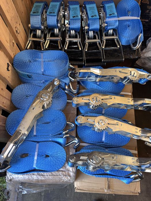 Ремені Кріплення Вантажа Європейського виробництва. 9.0 метрів . 5 тон