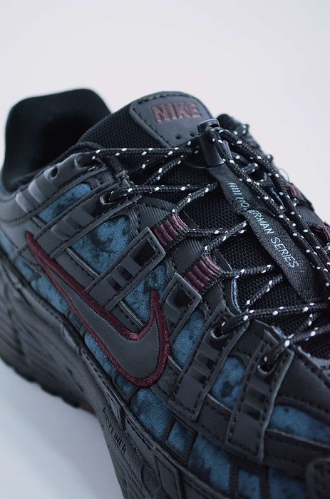 Nike P-6000 Black/Burgundy Crush кросівки 39-44 розмір