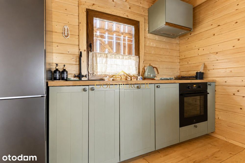 Drewniany dom całoroczny | 74 m² | Działka 1 199 m