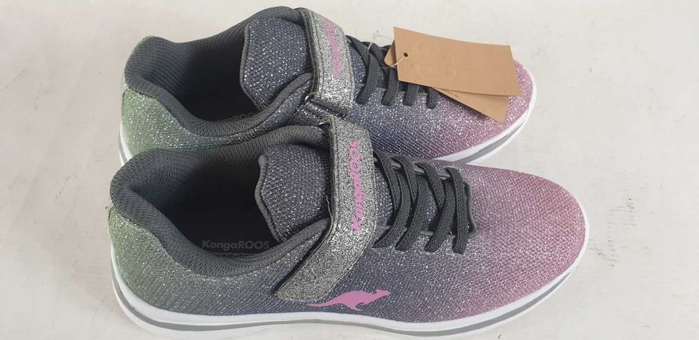 BUTY KANGAROOS nowe   różowe szare   Kangashine Ev II snakersy 38