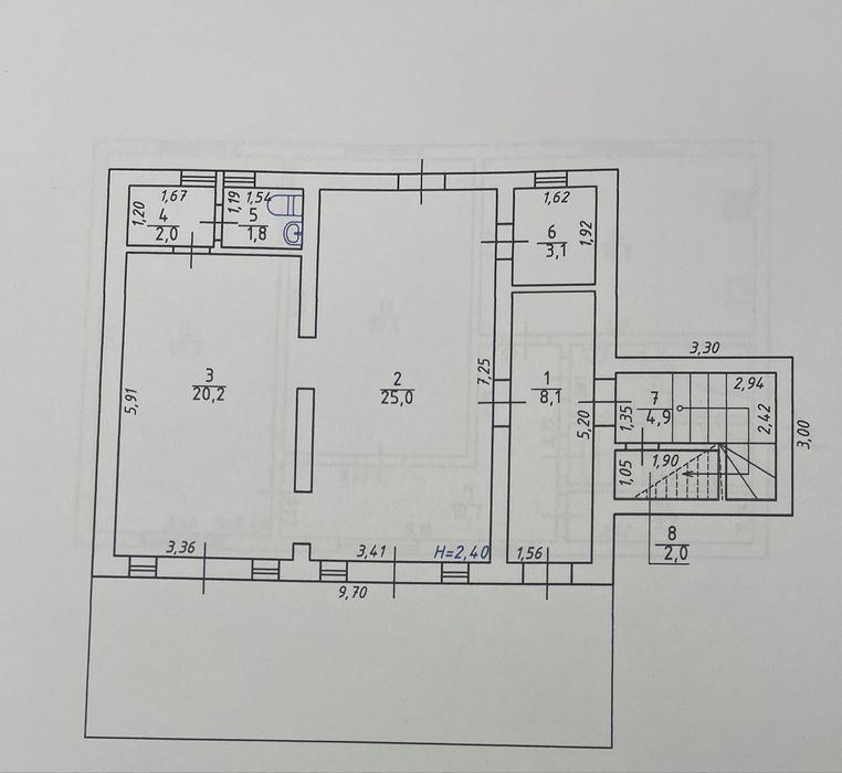 Двоповерхове комерційне приміщення 153м2 в центрі міста Гайсин