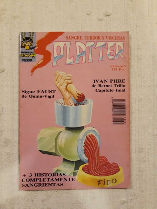 Splatter #5 (colectânea terror) - Bernet, Carlos Trillo et al.