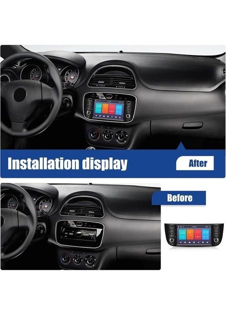 Штатна автомагнітола для Fiat Punto 2010–2016 Linea Android 13 1/32 Гб