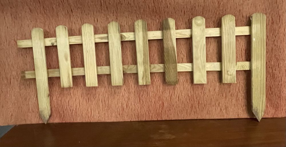 Cerca em madeira para Jardim