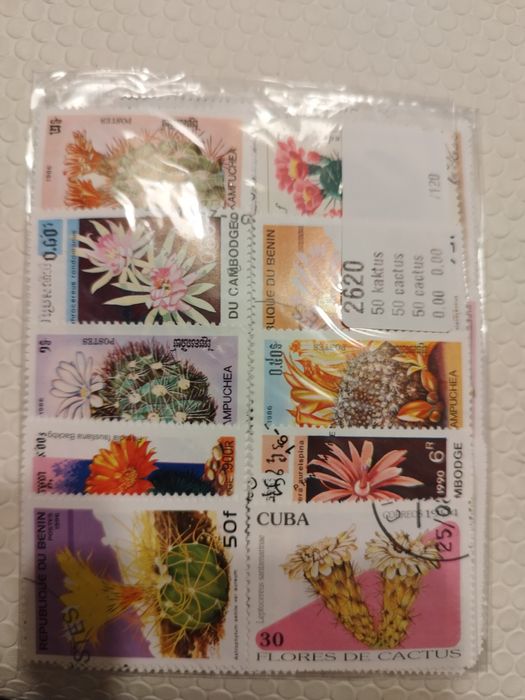 Lotes de selos (50 selos / lote ) Temas