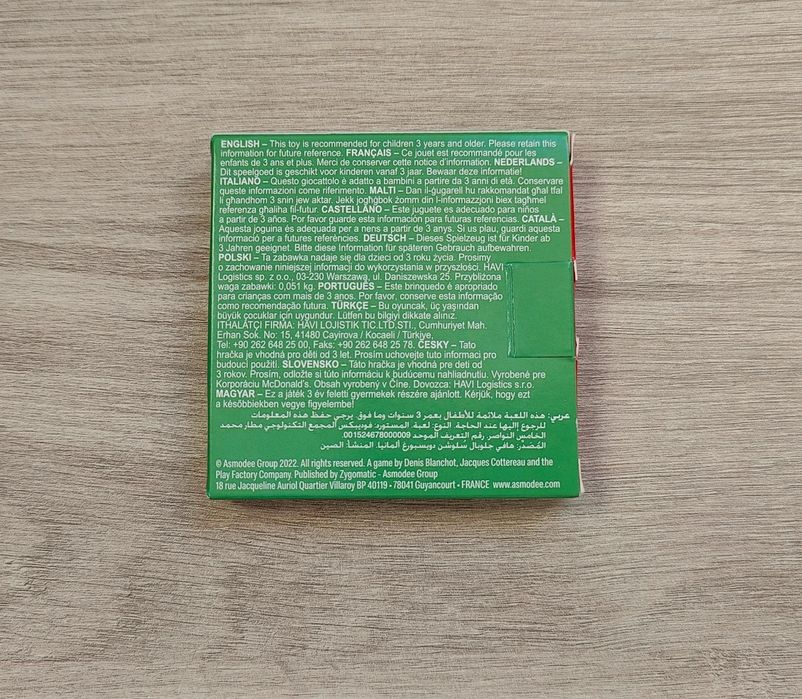 Jogo Dobble do McDonald’s – Novo, Selado e Original