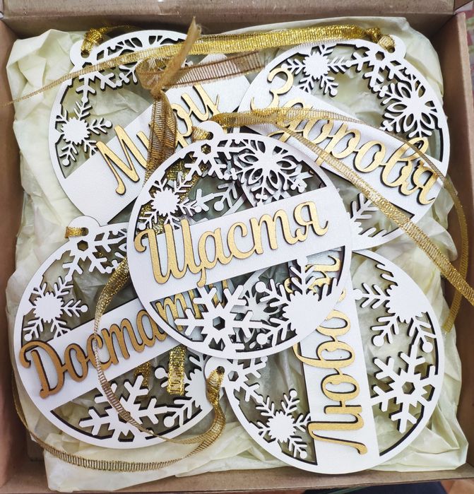 Ялинкові прикраси,ручна робота, дизайнерські новорічний подарунок