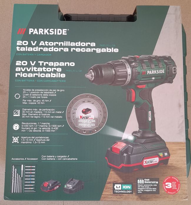 Berbequim aparafusadora Parkside