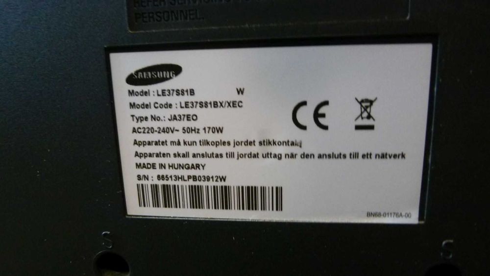 Telewizor Samsung 37'' LE37S81B LCD SPRAWNY + pilot
