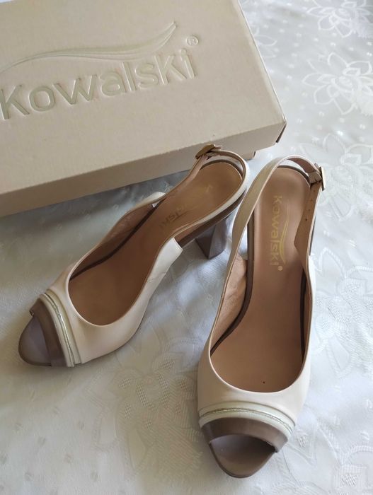 Skórzane buty założone raz