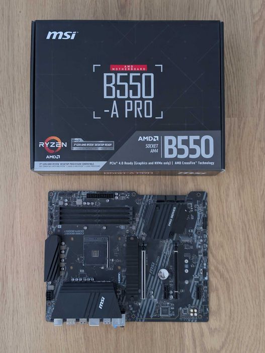 Motherboard MSI B550-A PRO AM4 ATX com caixa (2 unidades)