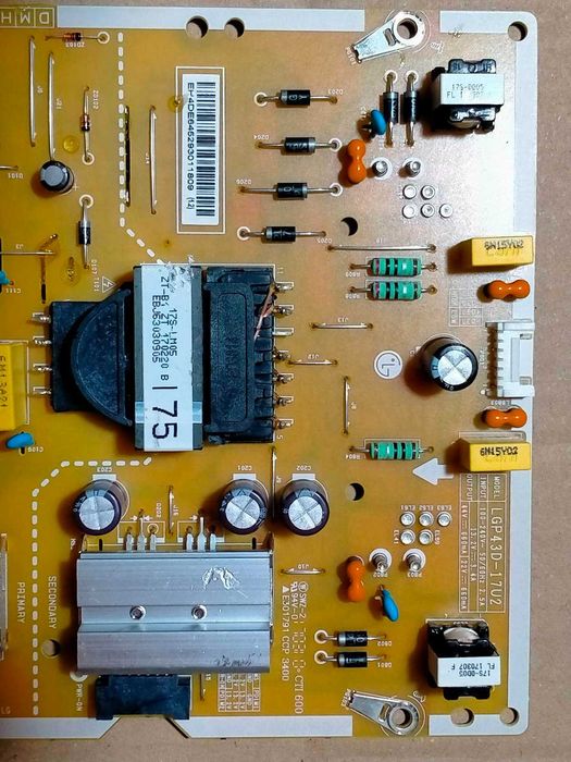 LG43D-17U2 блок питания