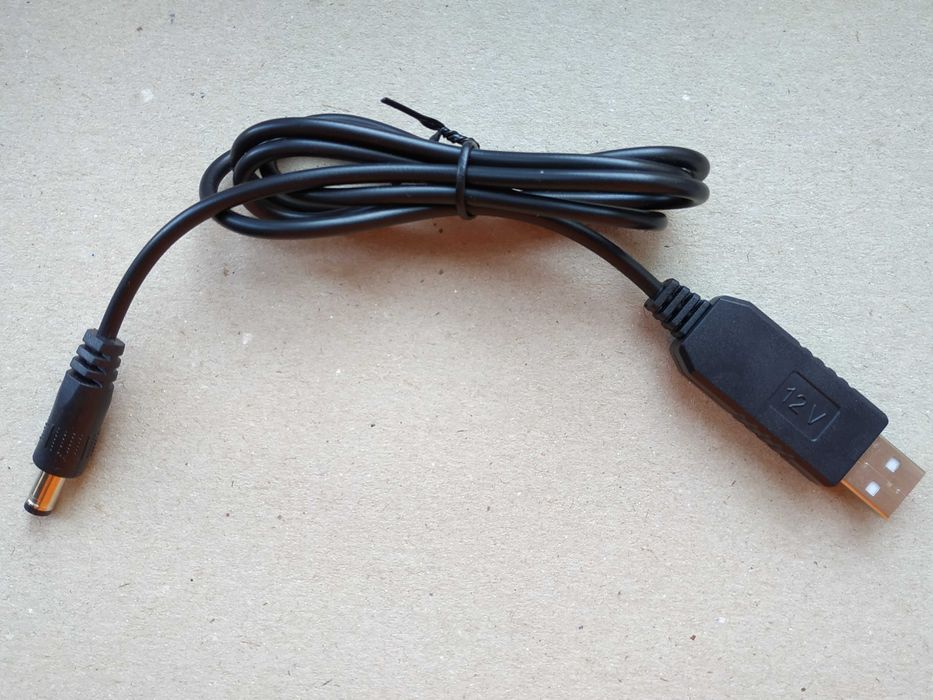 USB Boost 5V to 9-12V кабель живлення для Wi-Fi маршрутизатора і ONU