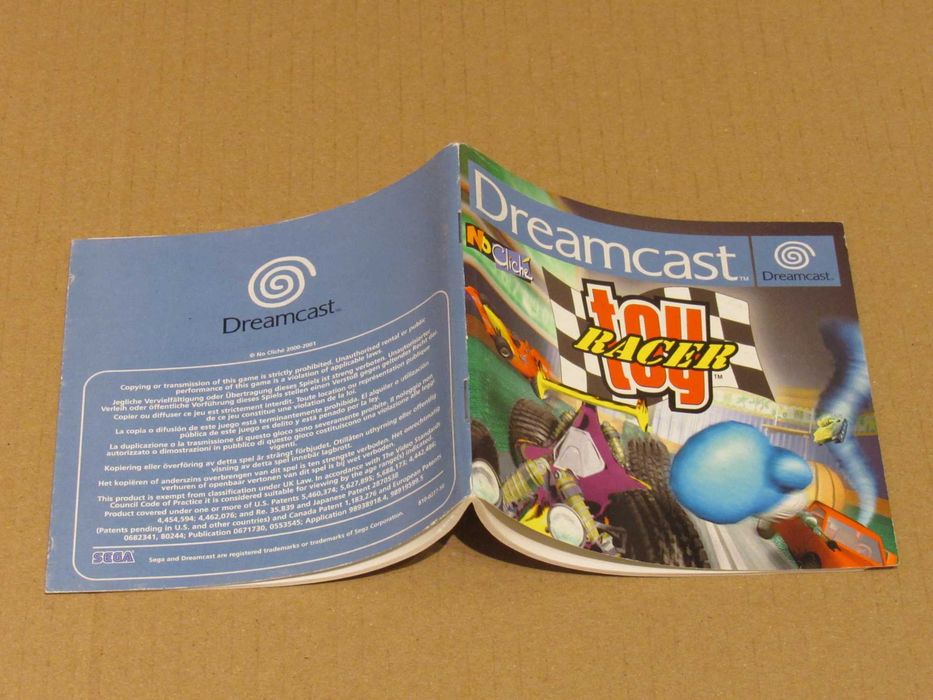 Jogo Sega Dreamcast Toy Racer completo
