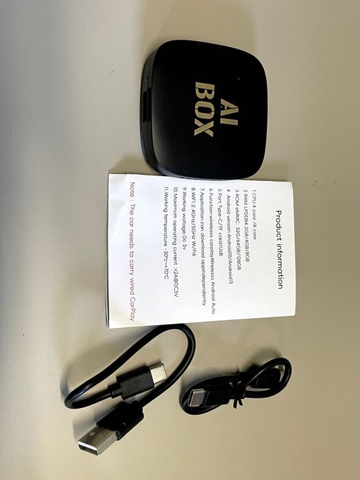 Bezprzewodowy CarPlay & Android Auto – AI BOX Smart Adapter A11 2+16G (2824)