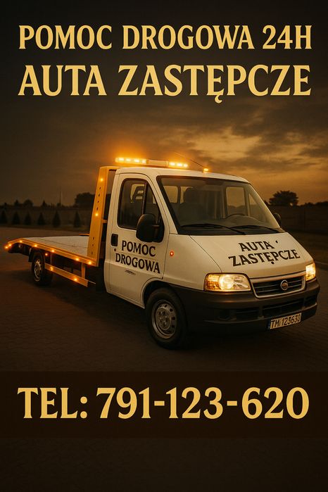 Pomoc Drogowa 24h 7 dni w tygodniu Autoholowanie Auta Zastepcze