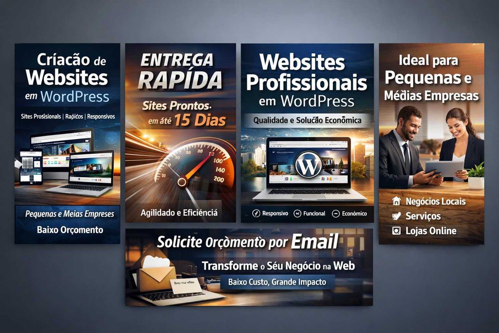 Faço WEBSITE para a sua empresa | Entregas Rápidas / Preço baixo