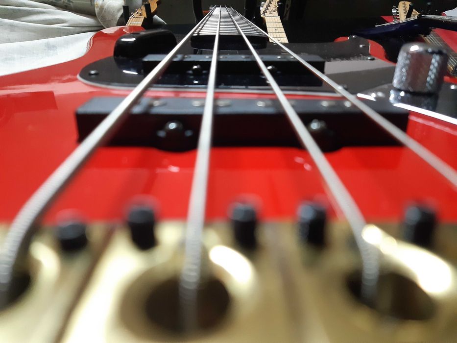 Gitara Basowa  Gibson Epiphone Rock Bass Red Vintage 1988