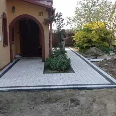 Układanie kostki brukowej, brukarstwo, podjazdy, chodniki