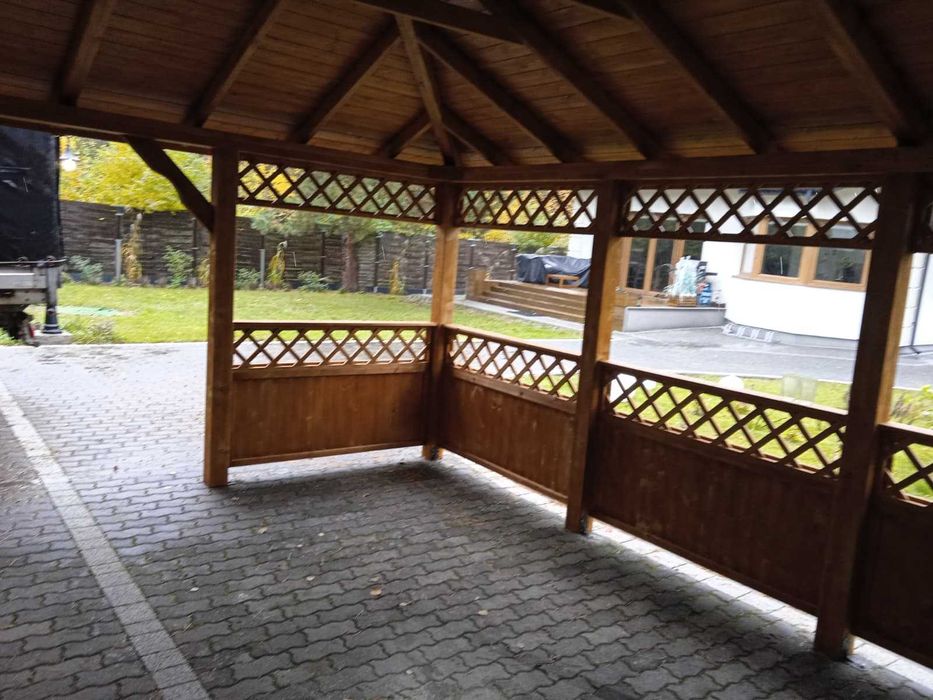 Altana drewniana Walencja 6 x 5. Producent. Szybki montaż