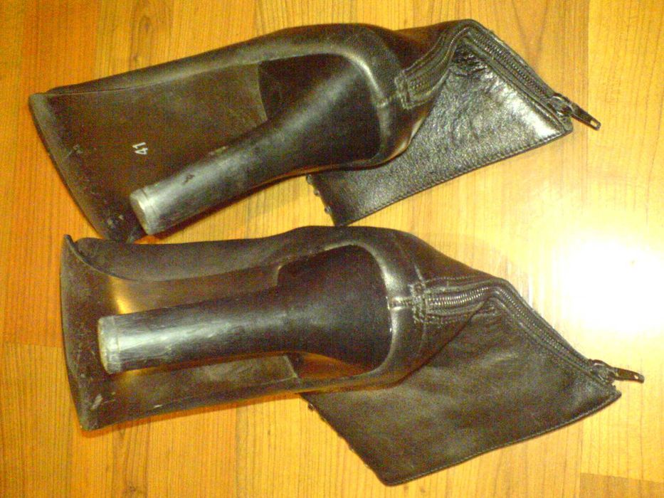 Buty Botki Szpilki Skóra Czarne rozm 41 obcas prawieNOWE NIEUŻYW OPAKO