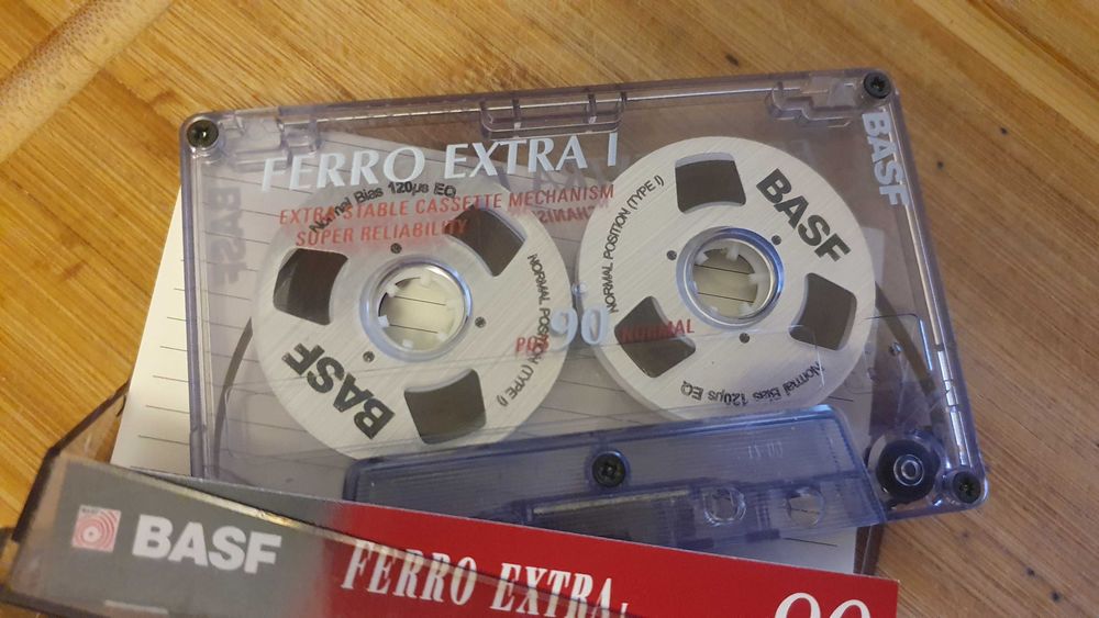 Kaseta Szpulki BASF SREBRNA reel to reel