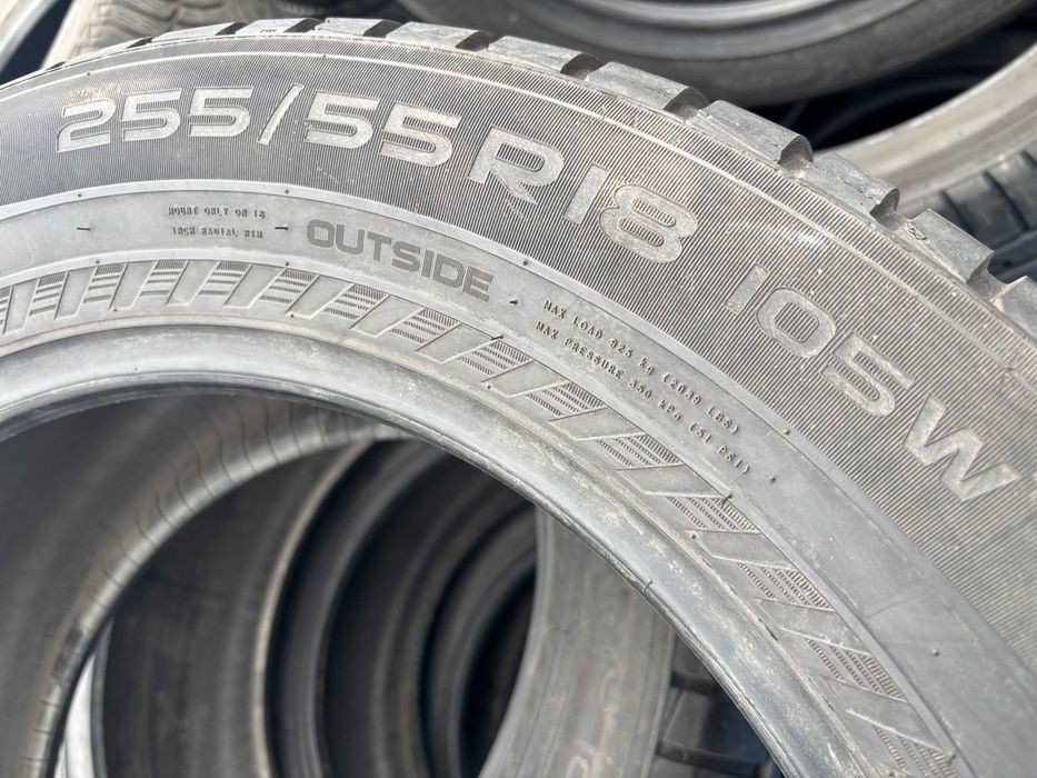 255-55-R18 NOKIAN HAKKA 4штуки летней резины GERMANY 2023