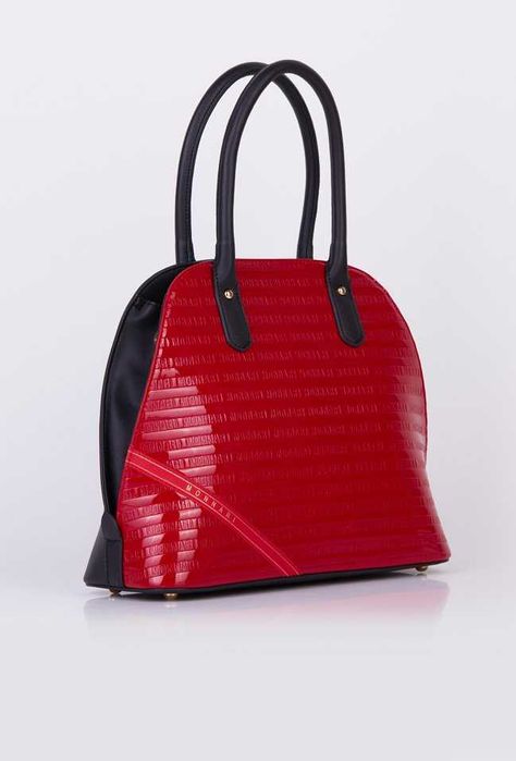 Torebka Monnari 1750 czarna z czerwonym M05