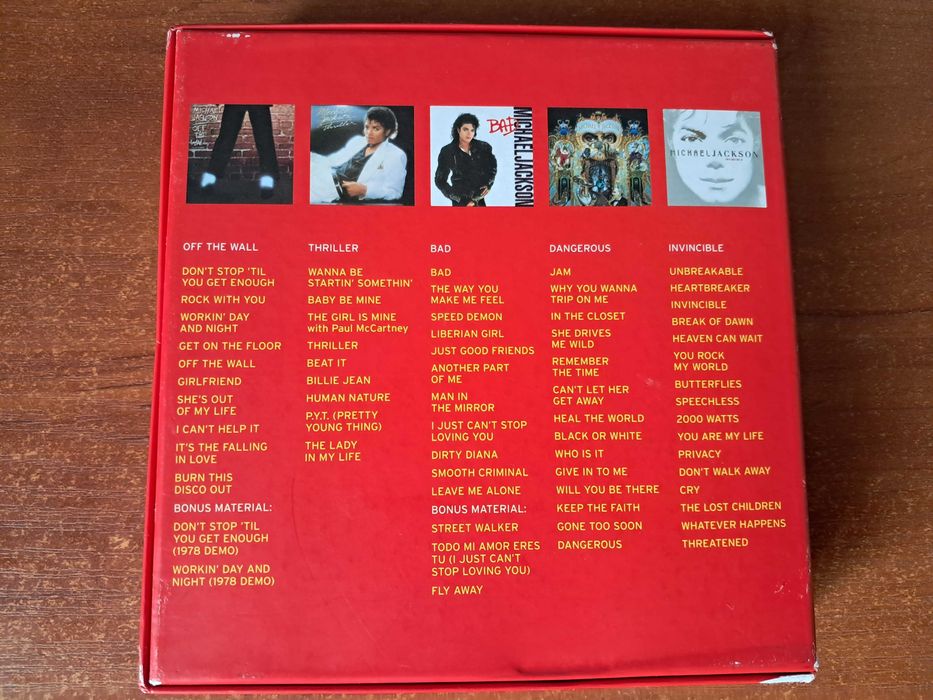 CD  Michael Jackson - The Collection  (5 CD)