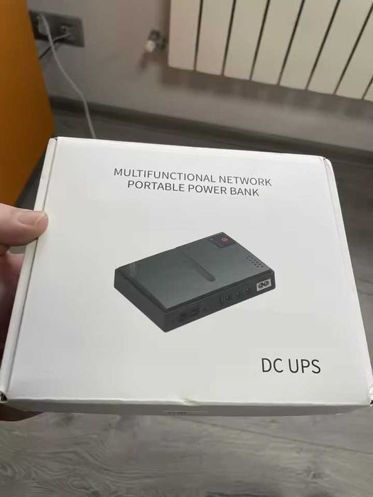 З АКБ! Безперебійник для роутера ДБЖ UPS (DC1018L + 4x18650)