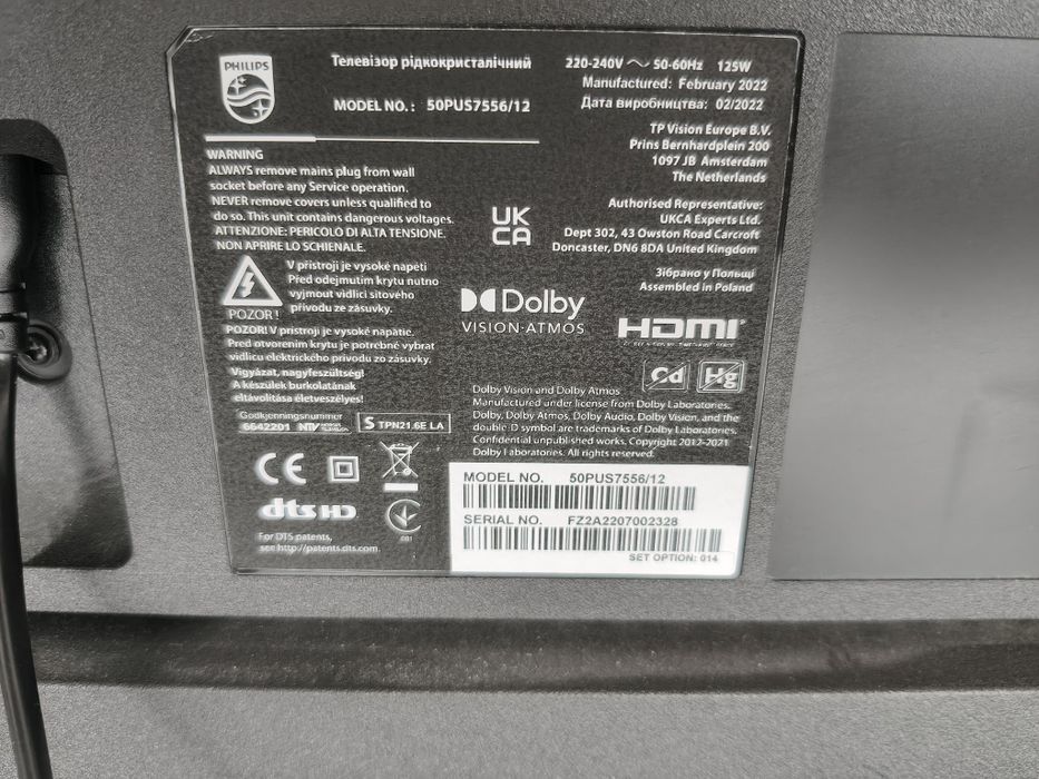 TV Philips 50 cali