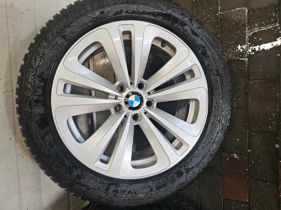 Alufelgi Felgi Aluminiowe Komplet Oryginał BMW F01 5X120 R18 18 Opony