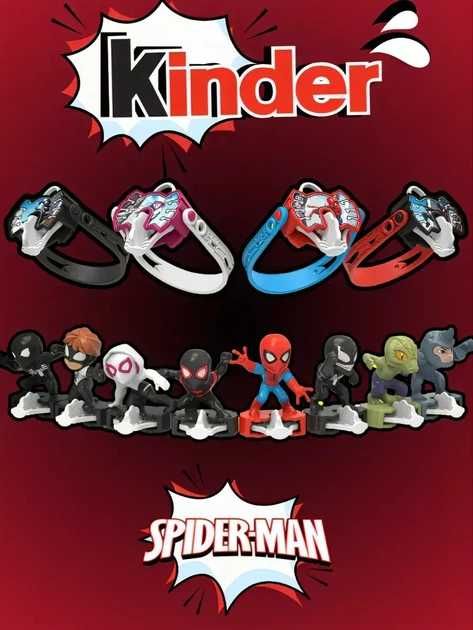 Набір 10 шт Людина-павук Kinder Joy Marvel Spiderman