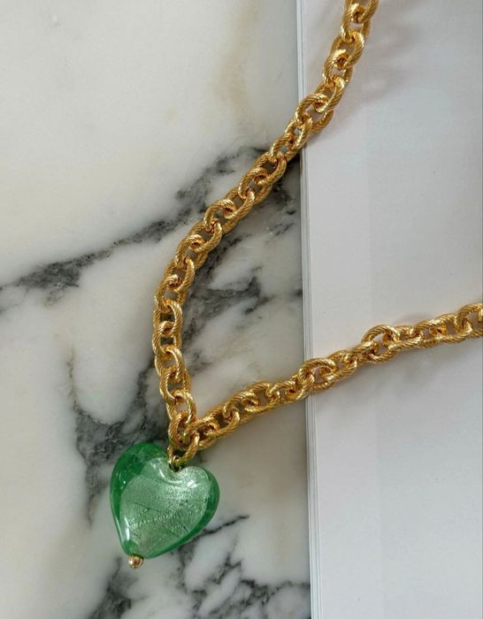 HRH Collection Green Heart Necklace АКЦІЯ!!! ДО 1 ТРАВНЯ!!! ЗНИЖКА 5%