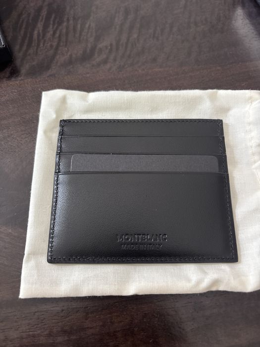 Montblanc Porta-cartões em couro