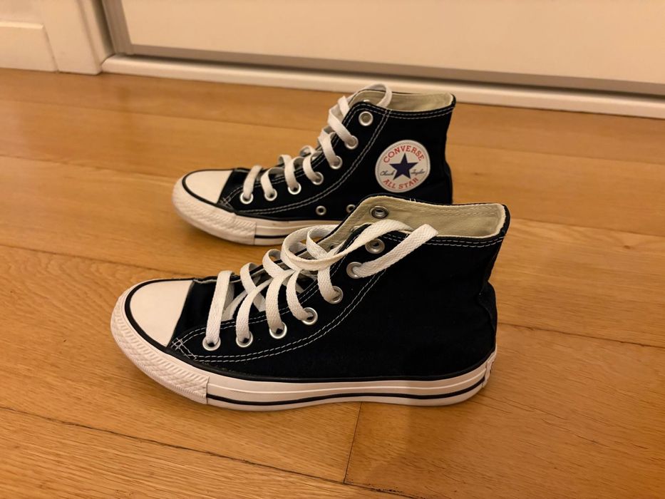 Sapatilhas bota pretas como novas