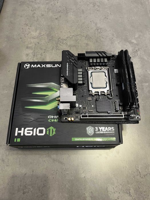 Maxsun H610 ITX + Wi-Fi материнская плата s1700