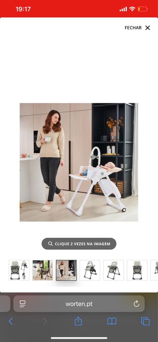 Cadeira refeição 3 em 1