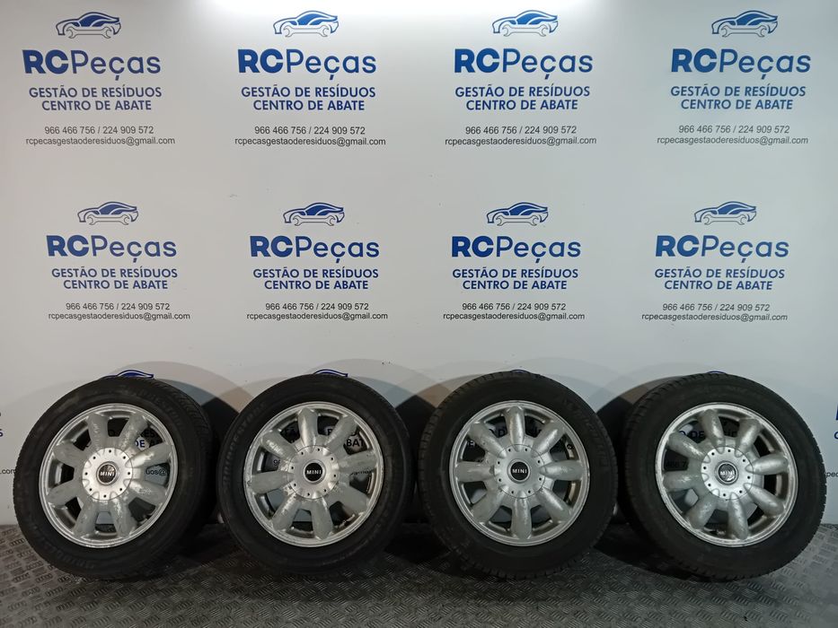 Conjunto Jantes 15 Mini Cooper R50 R52 R53 175x65xR15 4x100 Original