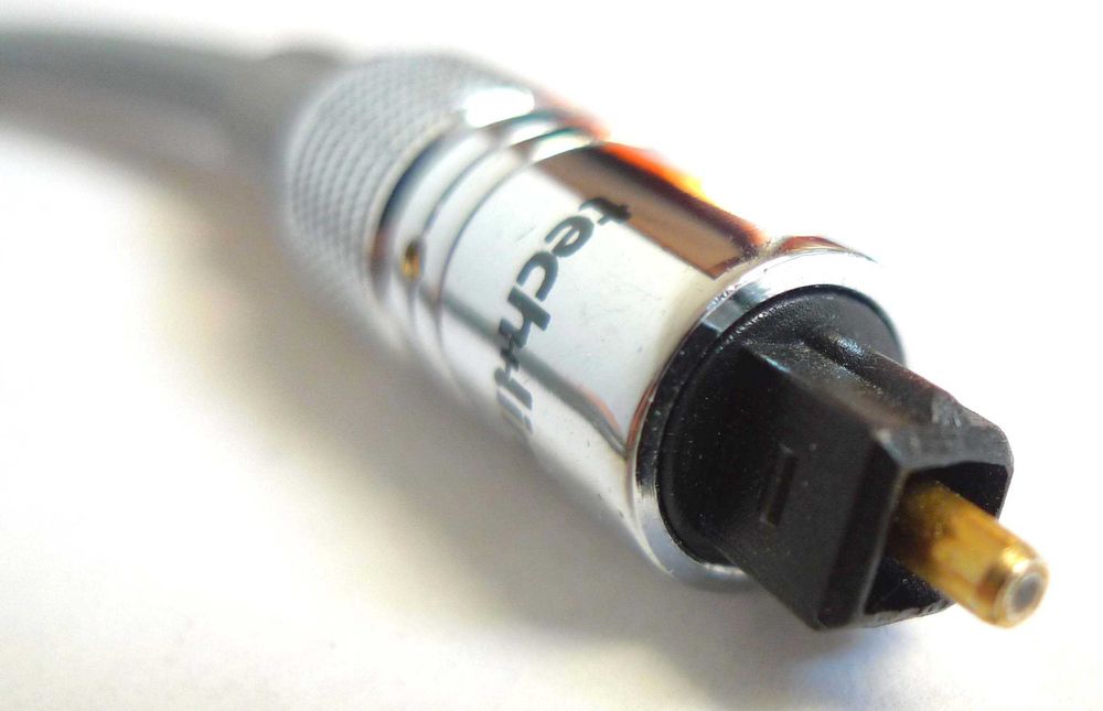 Kabel optyczny Tech+Link 1m do konsoli TV Pc SAT Blu-ray soundbar