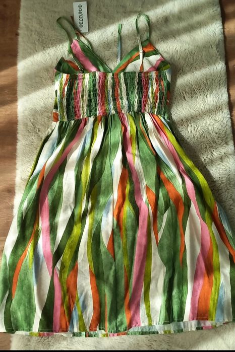Vestido multicolorido