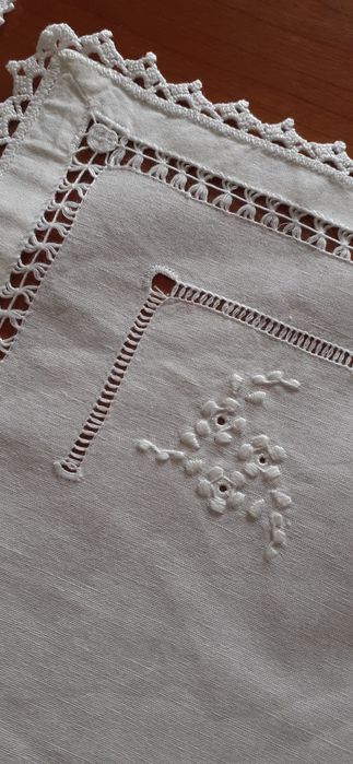 Dois Belos Panos Tabuleiro Linho